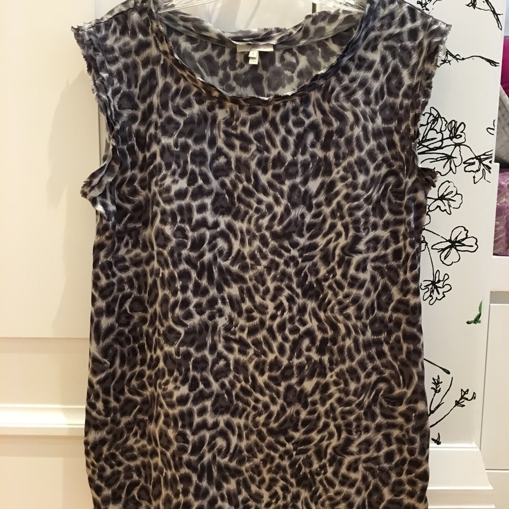 Sleeveless silk top by Joie